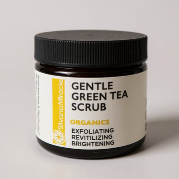 Gentle Scrub Green Tea / Exfoliates Dead Skin Cells /  Evens skin tone 2 oz